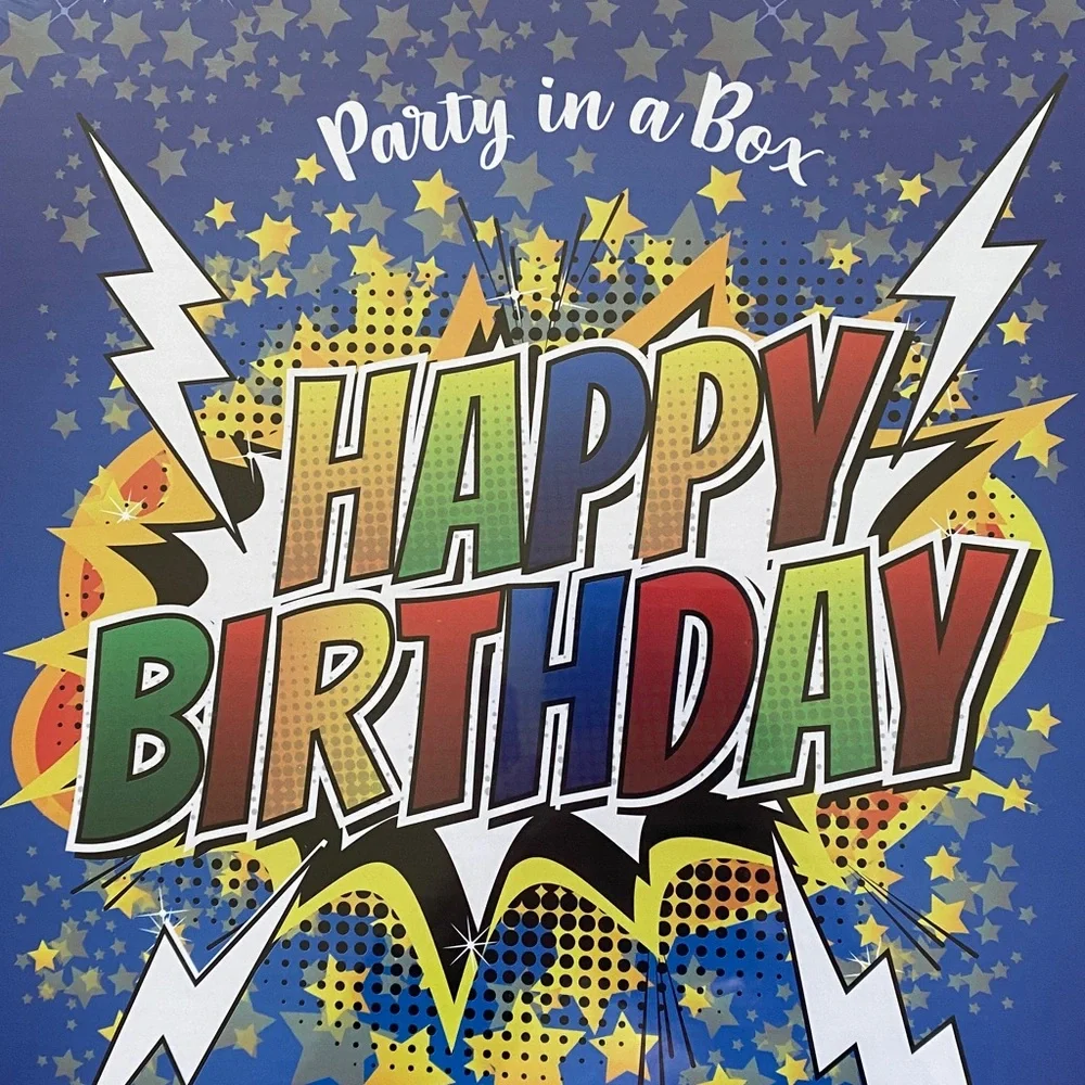 Happy Birthday Party in a Box Birthday Set - Multicolor